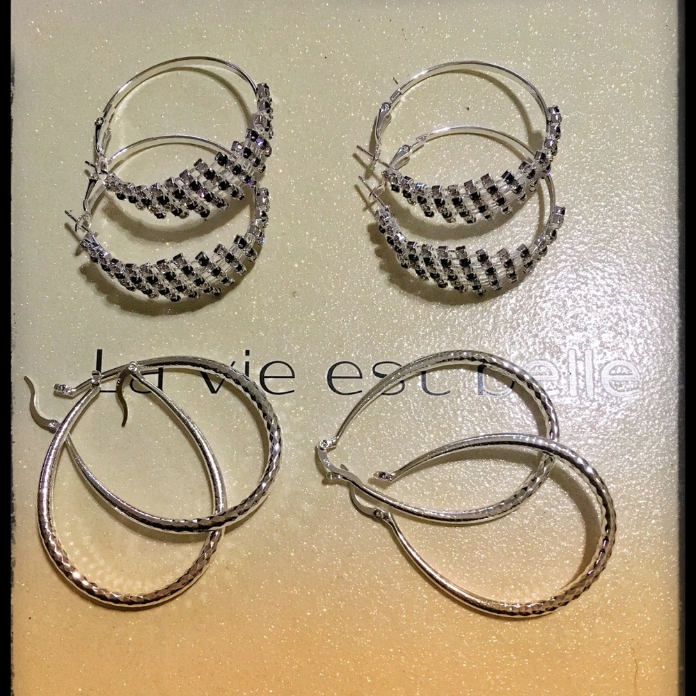 Ladies Fashionable Silver Earrings